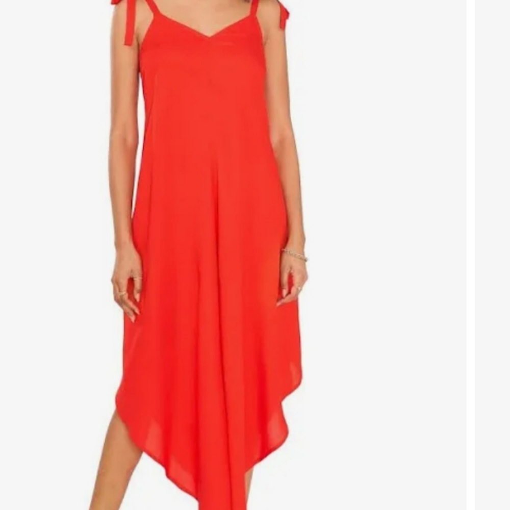 Vince Camuto tie shoulder jumpsuit